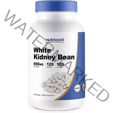 뉴트리코스트 흰 강낭콩 650mg 캡슐, 1개, 120개입