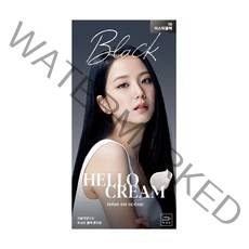 미쟝센 헬로크림 염모제, 1B 미스틱 블랙, 1개