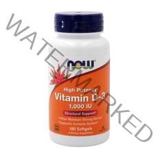 Now Foods 비타민 D-3 1000IU 소프트젤, 180개입, 1개