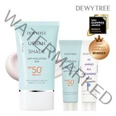 듀이트리 어반쉐이드 안티폴루션 선크림 기획세트(선크림+폼) SPF50+ PA++++, 1개