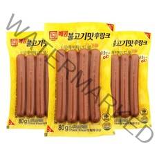 한성 매콤 불고기맛 후랑크 80gx50개 아이스박스, 4000g, 1박스