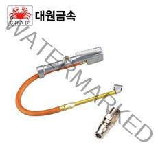 국산 대원 타이어게이지 DW-101 공기압 측정기 체크 에어 게이지 공기 주입기 차량용 콤프레샤 바람