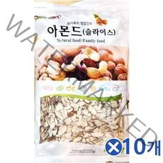 비앤지 아몬드 슬라이스 (1kg) x10개 요커트토핑, 상세페이지 참조, 본상품선택