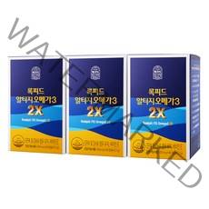 록피드 알티지 오메가3 2X 37.2g, 3개, 60정