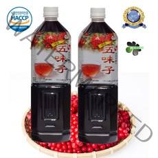 프리미엄 오미자 농축액 청정지역에서 자란 오미자 (대용량 2병 3000ml 당일발송!, 2개, 1500ml