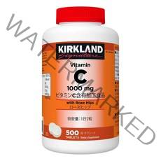Kirkland 비타민C 로즈힙 영양보충제 하루2알섭취 1000mg 500정 1개