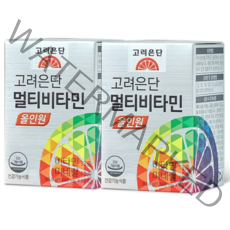 고려은단 멀티비타민 올인원 60정, 2개