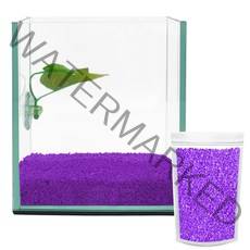 아쿠아테라 베타 유리어항 + 베타침대 + 컬러스톤 1kg CH-G150, 보라색(컬러스톤)