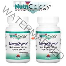 Nutricology 나토자임 나토키나아제 100mg 60소프트젤 약들약 고약사 낫또키나제 2팩