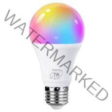 알렉사 구글 매직 홈 주방에 대한 디 밍이 가능한 와이파이 스마트 전구 램프 E27 7W 500LM 6500K RGB LED 전구, 보여진 바와 같이, 하나
