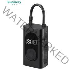 런메시 Runmecy 자동차 에어펌프 공기주입기 다용도 에어펌프 휴대용 에어펌프, 블랙