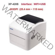 레이저 각인기 152mms 열전사 배송 주소 프린터 슈트(감열지 너비 25mm-115mm 열전사 바코드 프린터용), 와이파이와 USB, 우리 플러그