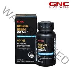 [GNC] 메가맨 원 데일리 멀티비타민 앤 미네랄 60정