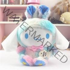 너무귀여운 산리오 시나모롤 마이멜로디 쿠로미 헬로키티 포차코 인형 24가지옷 세라복 동물옷 파스텔, 시나모롤 파스텔3, 기본cm