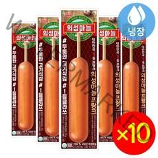 롯데햄 의성마늘 프랑크 소시지, 70g, 10개