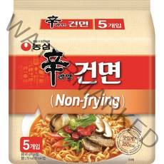 농심 신라면 건면 97g, 5개