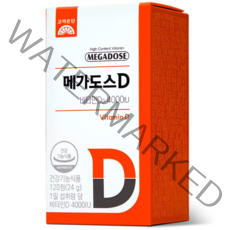 고려은단 메가도스D 비타민D 4000IU 120정, 1개