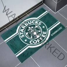 발매트 1+1 스타벅스 욕실매트 주방매트 현관매트 2개 랜덤발송, 스타벅스 딥그린1+1 랜덤