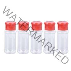거꾸로 소스통 곰돌이 꿀소분 마요네즈 파우더통 미니 양념통 5pcs 100ml 플라스틱 향신료 소금 후추 통 조미료 항아리 바베큐 조미료 식초 병, 그물