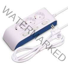 H!tap 국산 3중 안전장치 멀티탭 멀티콘센트 16A, 개별3구, 3m