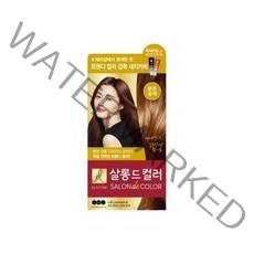 엘라스틴 살롱드컬러 100g 밝은갈색 염색+새치겸용, 살롱드컬러 100g 와인브라운