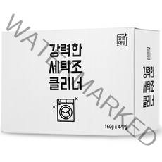 깔끔대장 강력한 세탁조 클리너 4p, 640g, 1세트