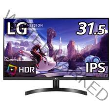 LG 모니터 디스플레이 32QN600-B 31.5 인치WQHD(2560×1440)IPS 비광택HDR 대응FreeSyncHDMI×2 DP플리커 세이프 블루 라이트 저감 ​​모드 탑재3년 안심·무휘점 보증