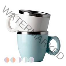 JVR 유로 머그 EUC 2p 세트, 화이트, 블루, 1세트