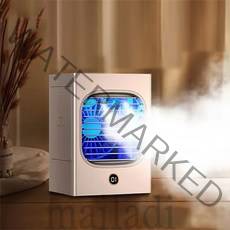 mailadi USB충전 휴대용 미니 에어컨 냉풍기, 검정색