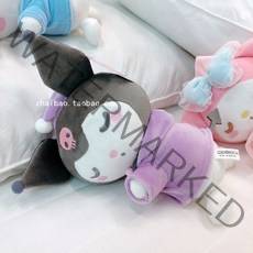 산리오 자고있는 시나모롤 쿠로미 마이멜로디 폼폼푸린 봉제인형 애착인형, 시나모롤 11cm, 옵션참고cm