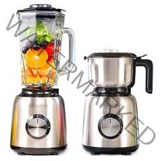 [50% 초가격인하] TV 라이브 홈쇼핑 델첸 초고속 믹서기 2IN1 분쇄기 투명한유리 800W 초강력모터 스테인레스 칼날