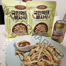 국민간식2탄 공유관 먹태빠사삭 50g+특제소스 술 맥주 소주 안주 먹태구이 간식 5봉 10봉 15봉, (먹태20g+소스30g) x 5봉