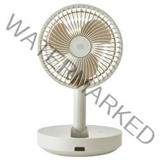 BBB트리플블랙 180도 접이식 탁상용 스탠드 선풍기 윈드맥스, 화이트그레이