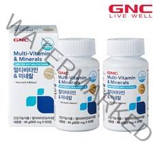 [GNC] 멀티비타민 앤 미네랄 K (60정) 60일분 x2병, 단품, 단품
