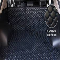 원씽 스토닉 방수 등받이 트렁크매트, 베라크루즈, 블랙원단 화이트스티치