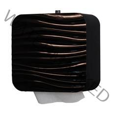 모닝듀 디자인 핸드타올케이스, 블랙, 1개