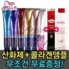 웰라 콜레스톤 퍼펙트 염색약 80g + 순콜라겐 + 산화제 증정, 1개, KP(리치)_66/81 플래티넘
