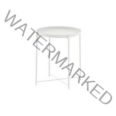 코끼리리빙 다용도 사이드 원형 분리 카페 티테이블 KCT-4252, 화이트