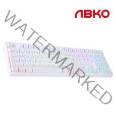 앱코 HACKER PBT RGB 무접점 유선키보드 55g, KN10, 화이트