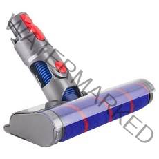 HJG 다이슨 청소기 호환 다이슨 V8 V7 V10 V11 진공 청소기 소프트 롤러 헤드 플로어 브러시 교체 용 AD-Mo, 01 베이지색