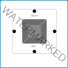 6800XT RX 6900XT Navi 21 XT 코어 용 BGA 스텐실 215121000187 IC 칩 직접 가열 80/90, 03 90x90mm