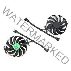 6800XT 95mm ASUS STRIX RTX3090 3080 TUFRTX3070TI RX6800 RX6900XT 6800XT ROG 비디오 카드 팬 T129215SU, 03 Right fan 7pin