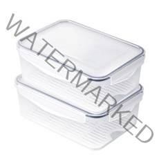 제오닉 신선 트레이 밀폐용기 2000ml 낮은형, 2개