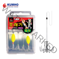 금호조침 호래기 전용 축광채비 4본 주꾸미 KS-311, 호래기4본{8809273413423}