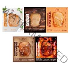 맛보기팩] 홀리닭 실온닭가슴살 5종혼합 5팩, 5팩구성 (실온닭가슴살 5종 x 1팩)