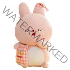 해솔 꿈나라 토끼 동물 캐릭터 인형, 핑크
