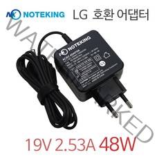 LG 모니터 24MP400 27MP400 호환 19V 2.53A 48W (6.5x4.4mm) 전원 어댑터, AD-NK4819L6