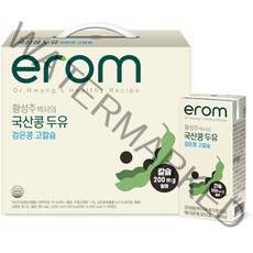 이롬 황성주 박사의 국산콩 두유 검은콩 고칼슘, 190ml, 20개