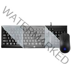 HP KM100C 키보드 + 마우스 + 키스킨, KM100, 혼합색상