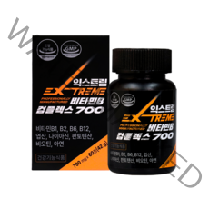익스트림 비타민B 컴플렉스 700mg X 60정 3박스, 2개